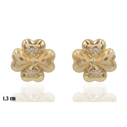 Kolczyki CM miedź pozłacana 14k - MF41206